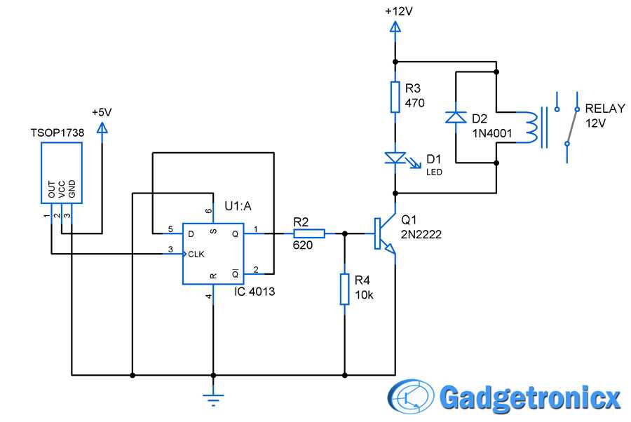 light remote control circuit diagram light remote control circuit diagram
