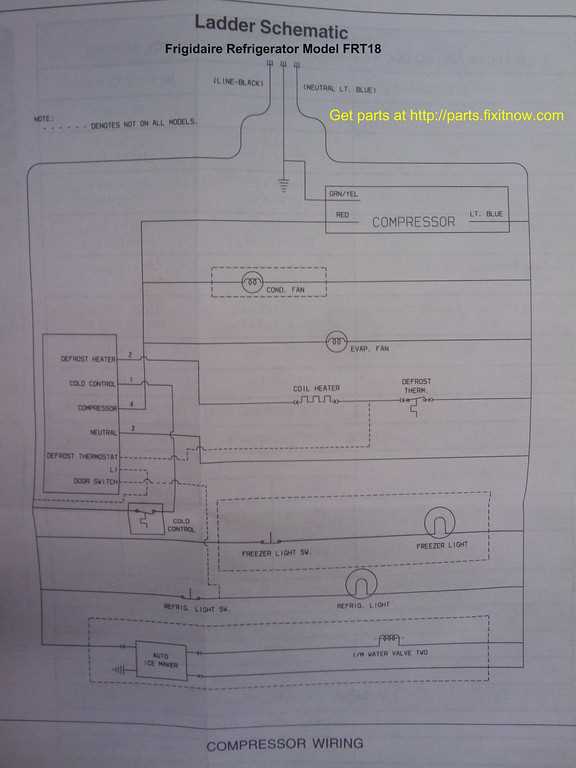 wiring diagram frigidaire refrigerator