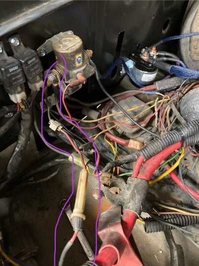 ford bronco starter solenoid wiring diagram