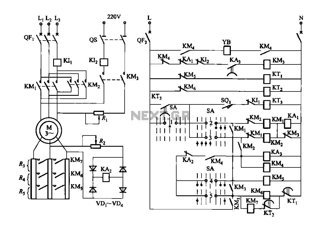 forward reverse control circuit diagram