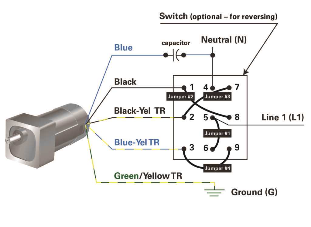 forward reverse single phase motor wiring diagram