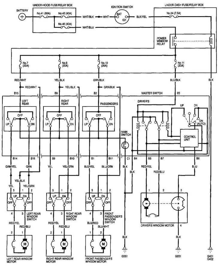 1996 honda civic power window wiring diagram 1996 honda civic power window wiring diagram