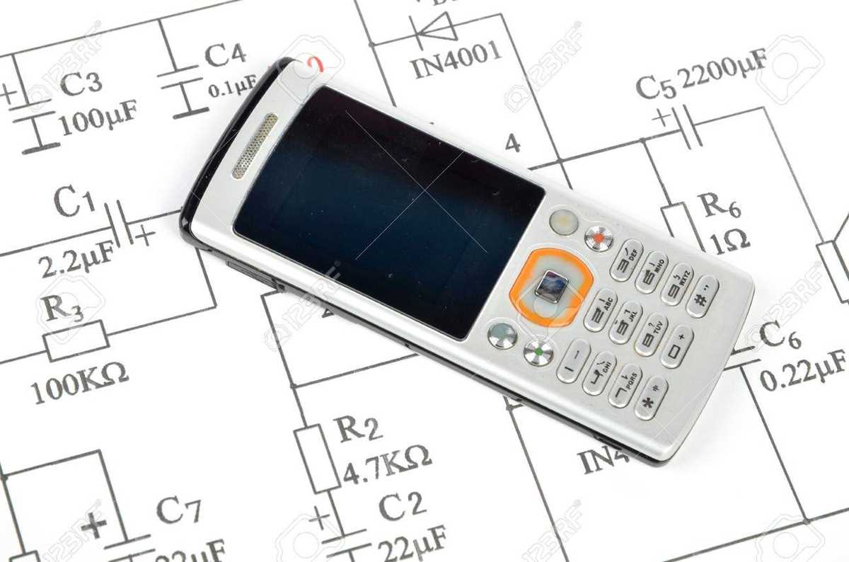 schematic diagram mobile phone