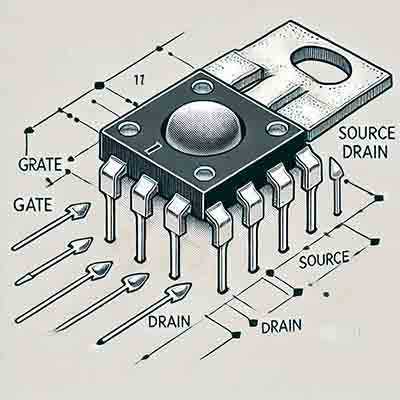 field effect transistor schematic diagram