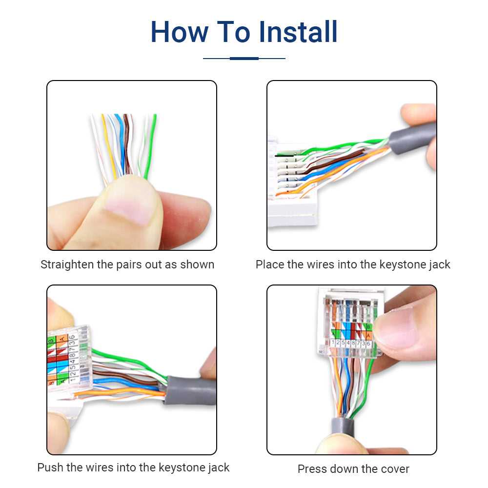 cat5e keystone jack wiring diagram