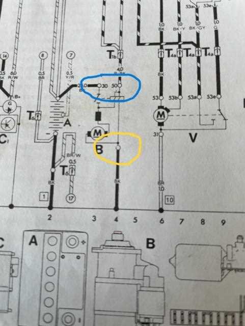 1972 vw beetle starter wiring diagram
