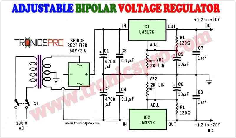 voltage regulator circuit diagram