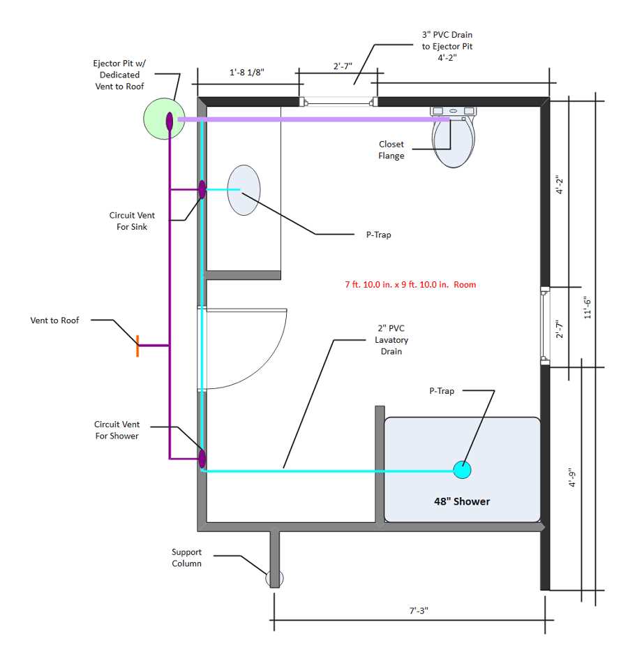 plumbing and drainage schematic diagram