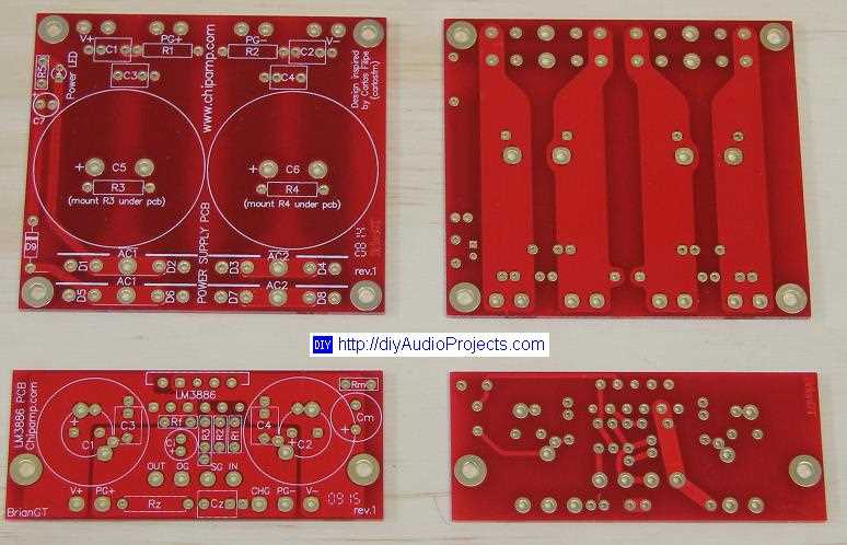 gainclone 3886 amplifier schematic diagram