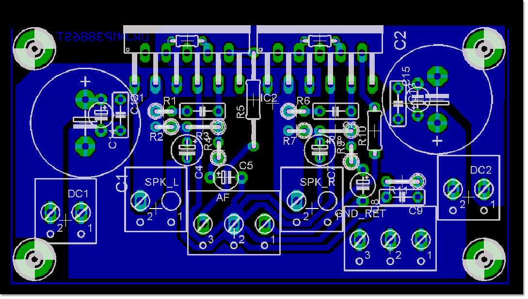 gainclone 3886 amplifier schematic diagram