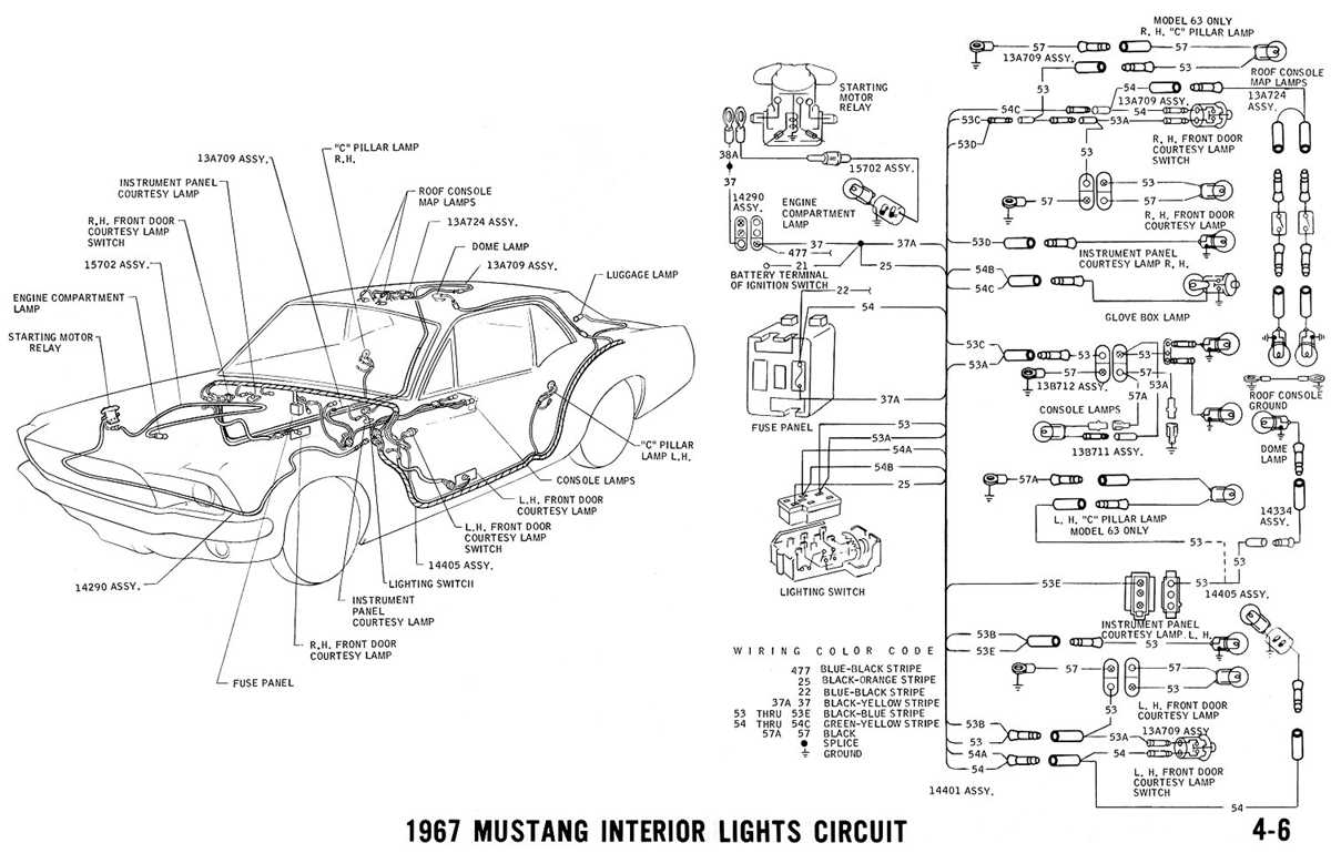 1967 mustang instrument cluster wiring diagram 1967 mustang instrument cluster wiring diagram