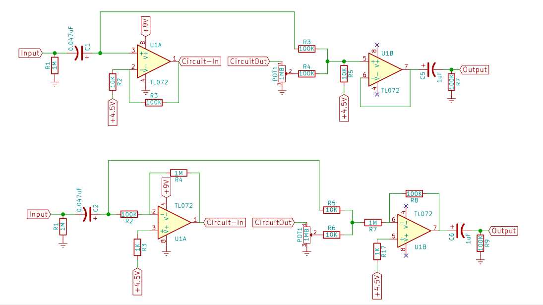 op amp buffer circuit diagram