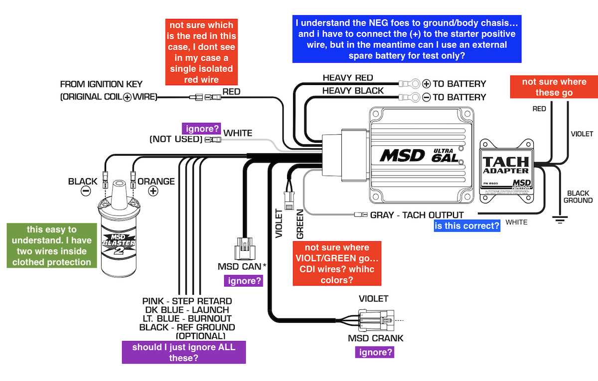 msd wiring diagrams