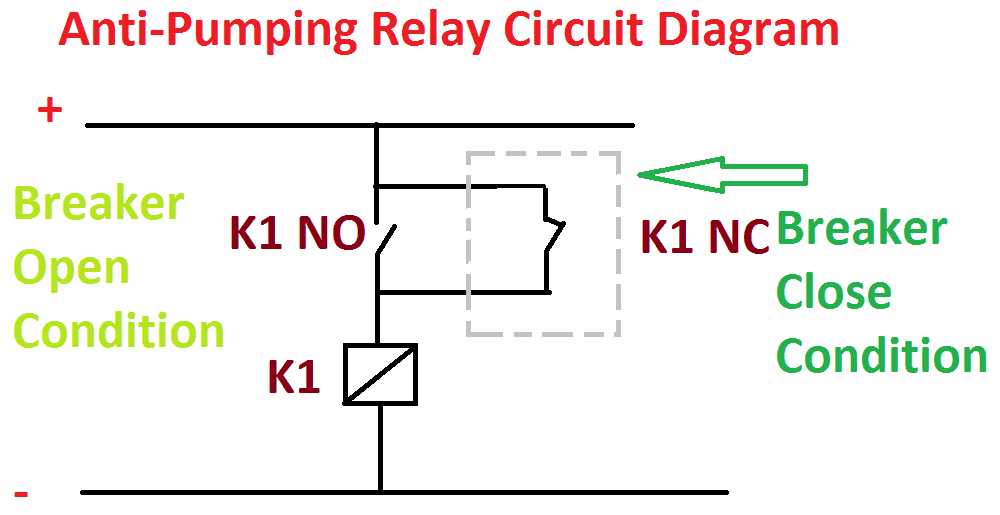 anti pumping relay circuit diagram anti pumping relay circuit diagram
