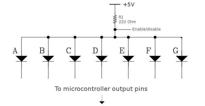 schematic diagram for the stopwatch