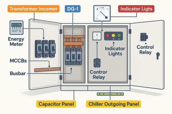 circuit breaker panel diagram