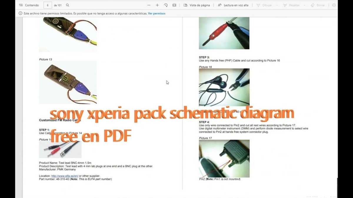 sony xperia schematic diagram