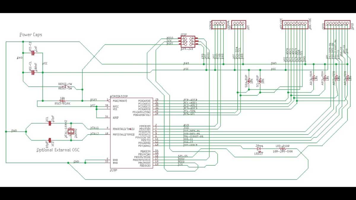atmega328p schematic diagram