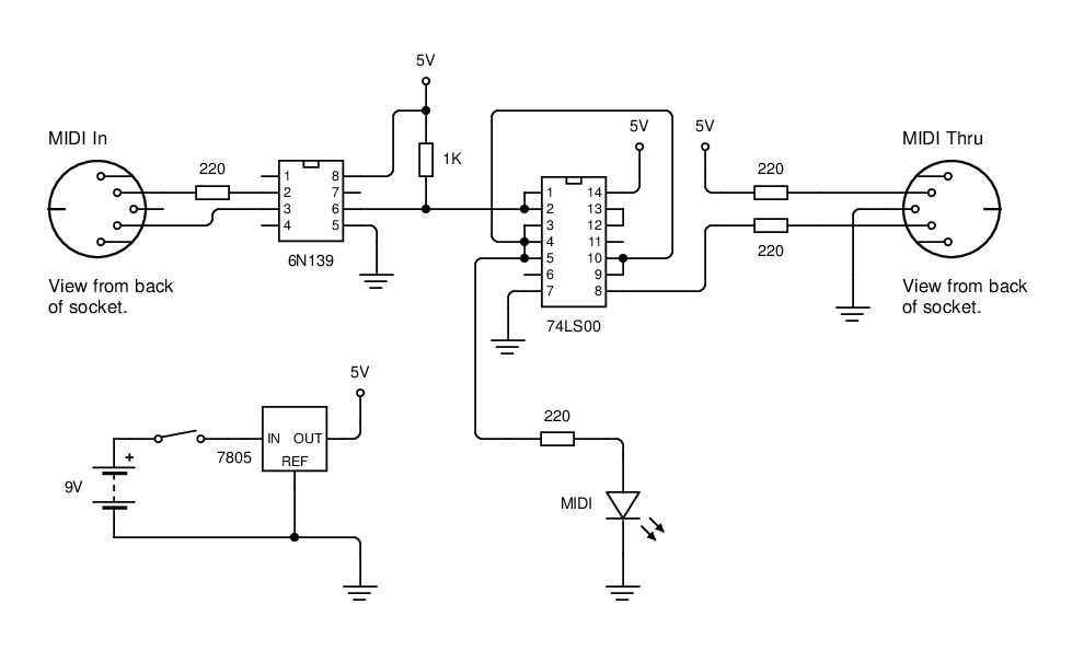 midi circuit diagram