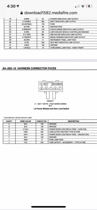 gm 5 pin power window switch wiring diagram