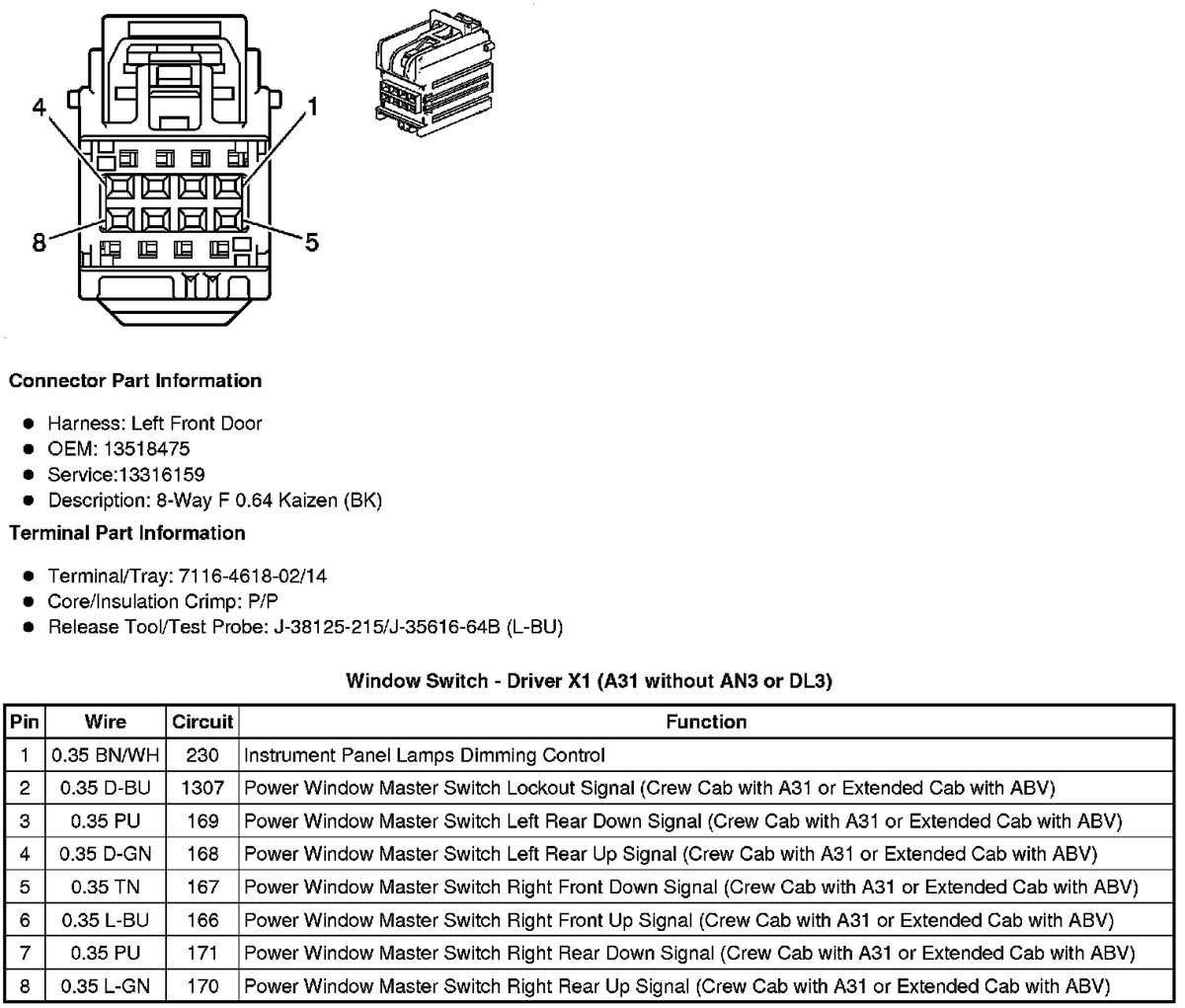 gm power window switch wiring diagram gm power window switch wiring diagram