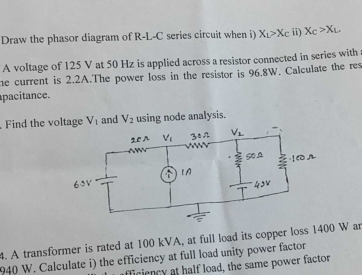 how to draw phasor diagram for rlc circuit how to draw phasor diagram for rlc circuit