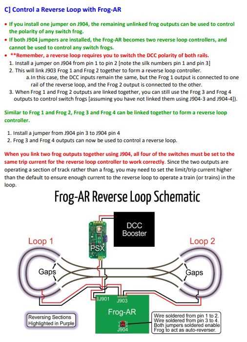 dcc auto reverse circuit diagram