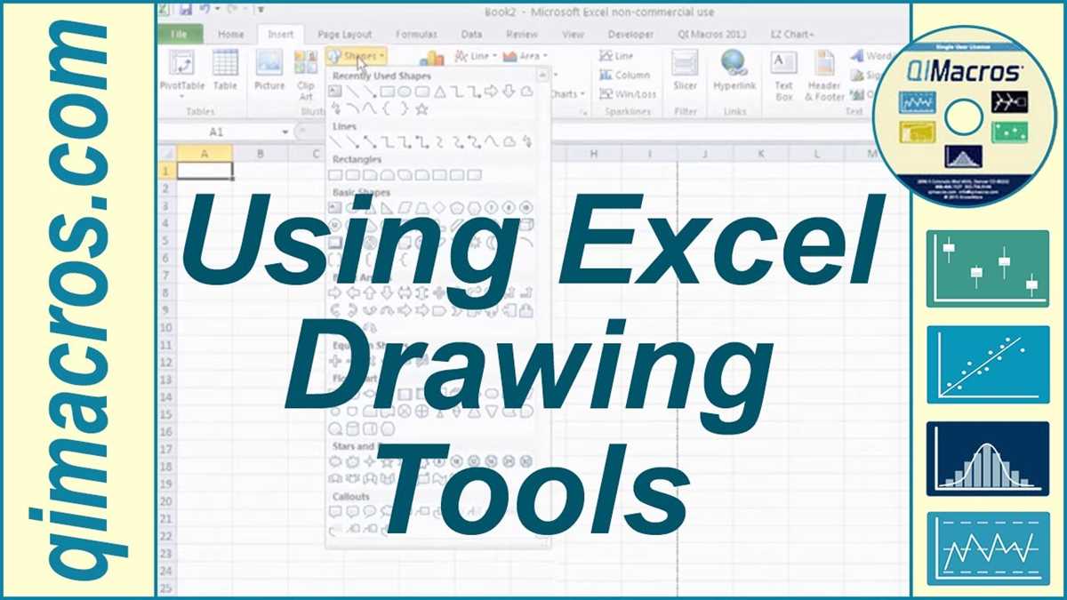 how to draw schematic diagram in excel
