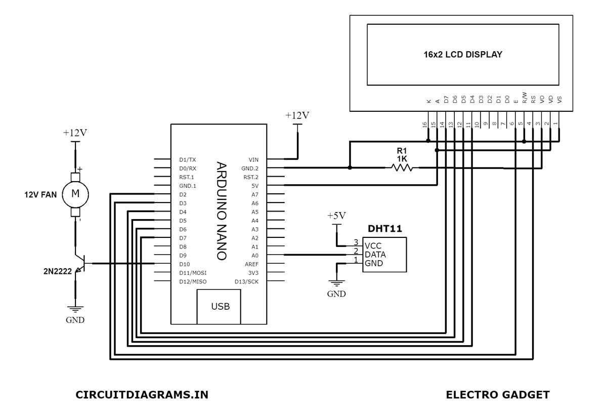 schematic diagram of fan