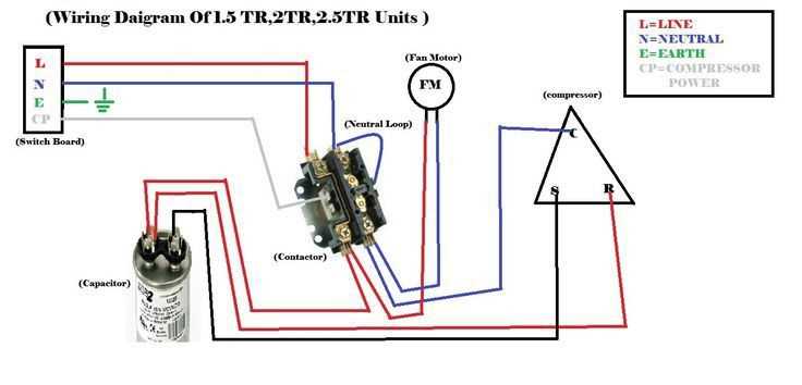 split ac capacitor wiring diagram split ac capacitor wiring diagram
