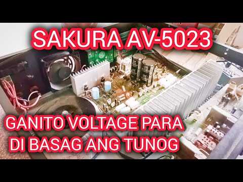 sakura av 5023 schematic diagram