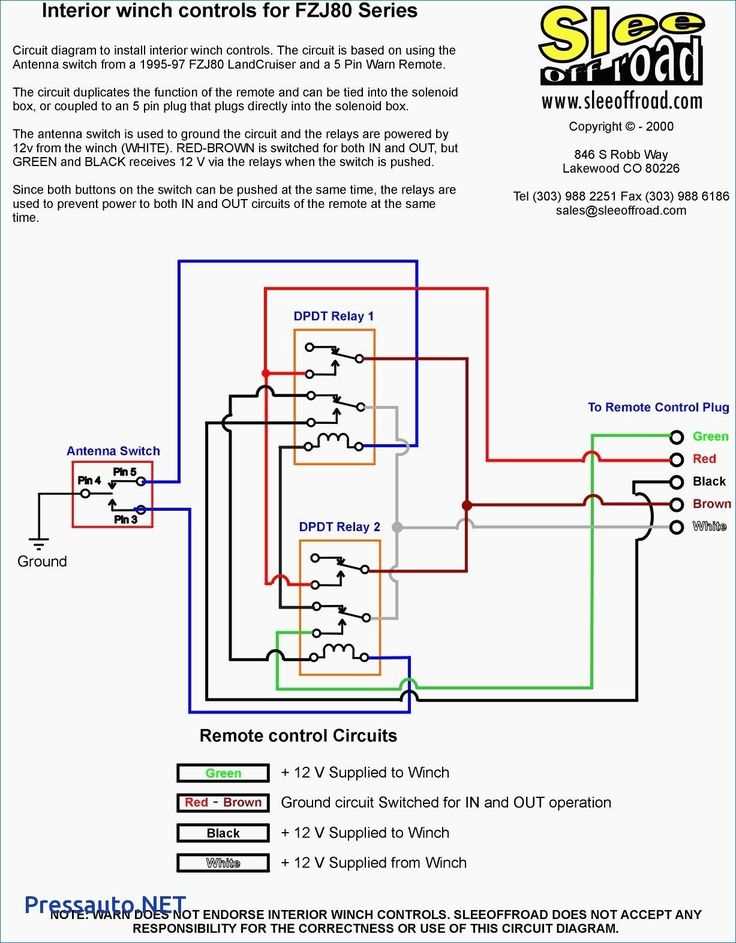 winch switch wiring diagram
