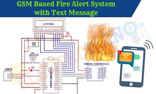 gsm based home security system using arduino circuit diagram