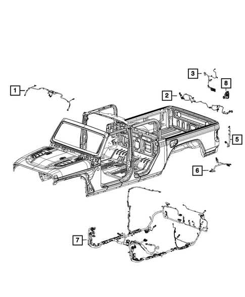 jeep gladiator wiring diagram
