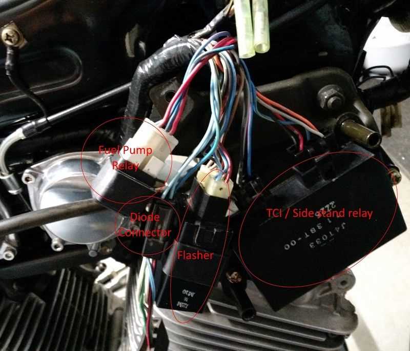 1997 yamaha virago 1100 wiring diagram