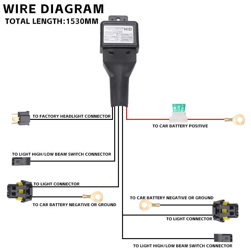 h4 headlight relay wiring diagram