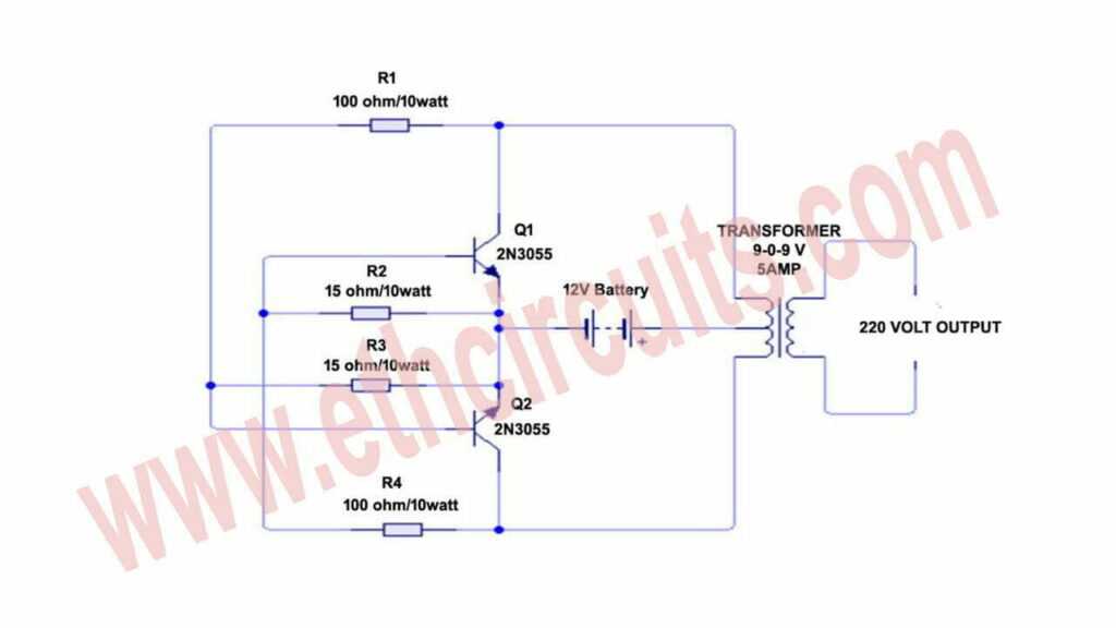 12 volt to 220 volt inverter circuit diagram 12 volt to 220 volt inverter circuit diagram