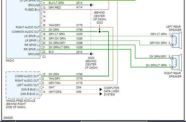 2004 dodge ram stereo wiring diagram