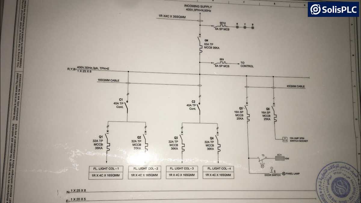 circuit breaker box diagram