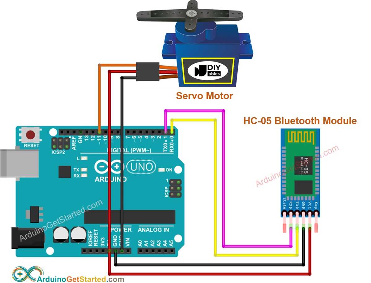 hc 05 bluetooth module circuit diagram