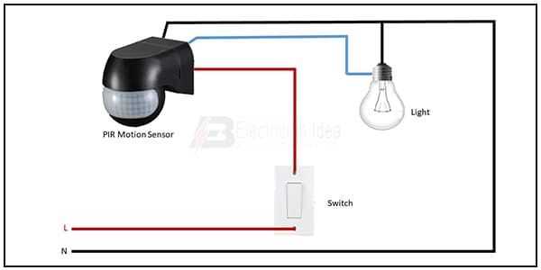motion detector light wiring diagrams
