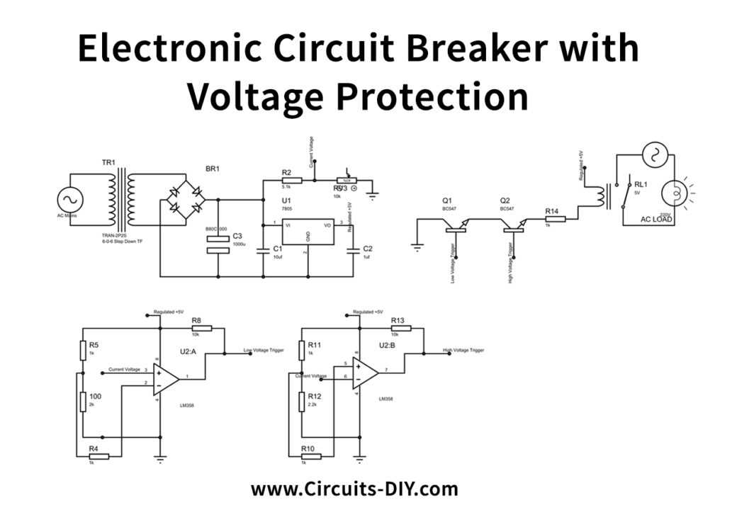high voltage circuit breaker diagram