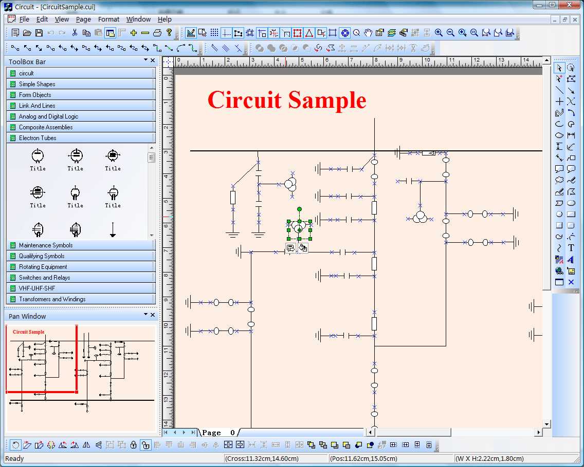 sample schematic diagram circuit