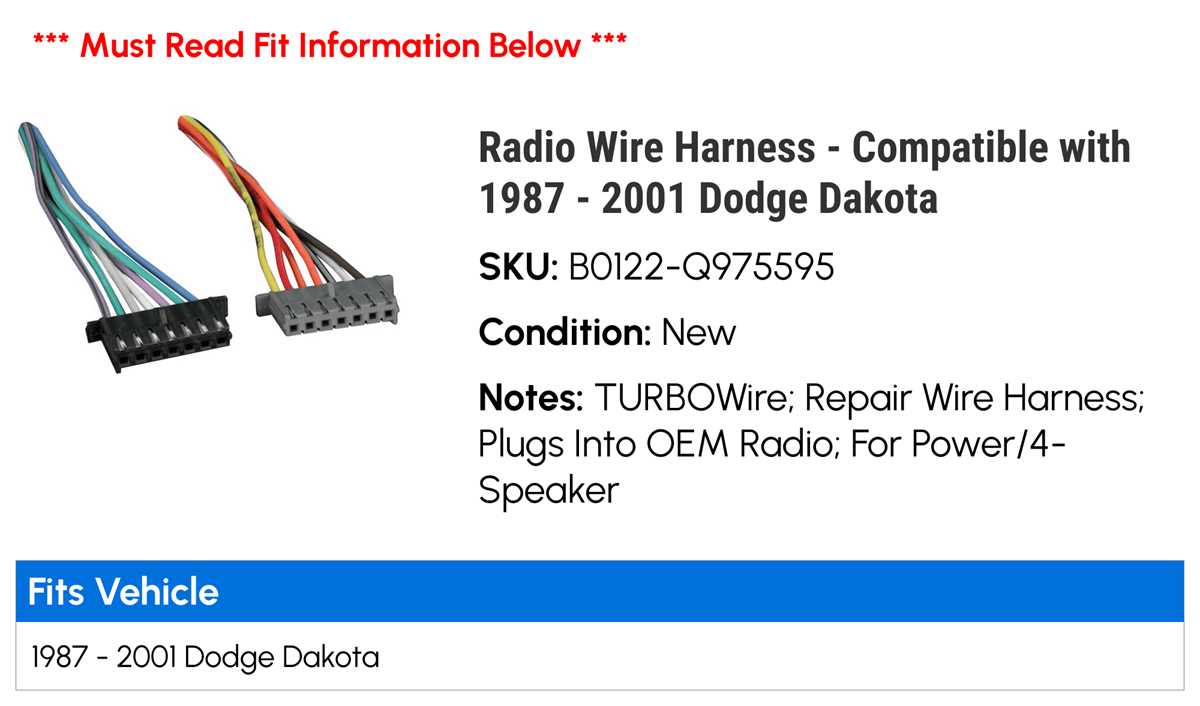 2004 dodge dakota radio wiring diagram