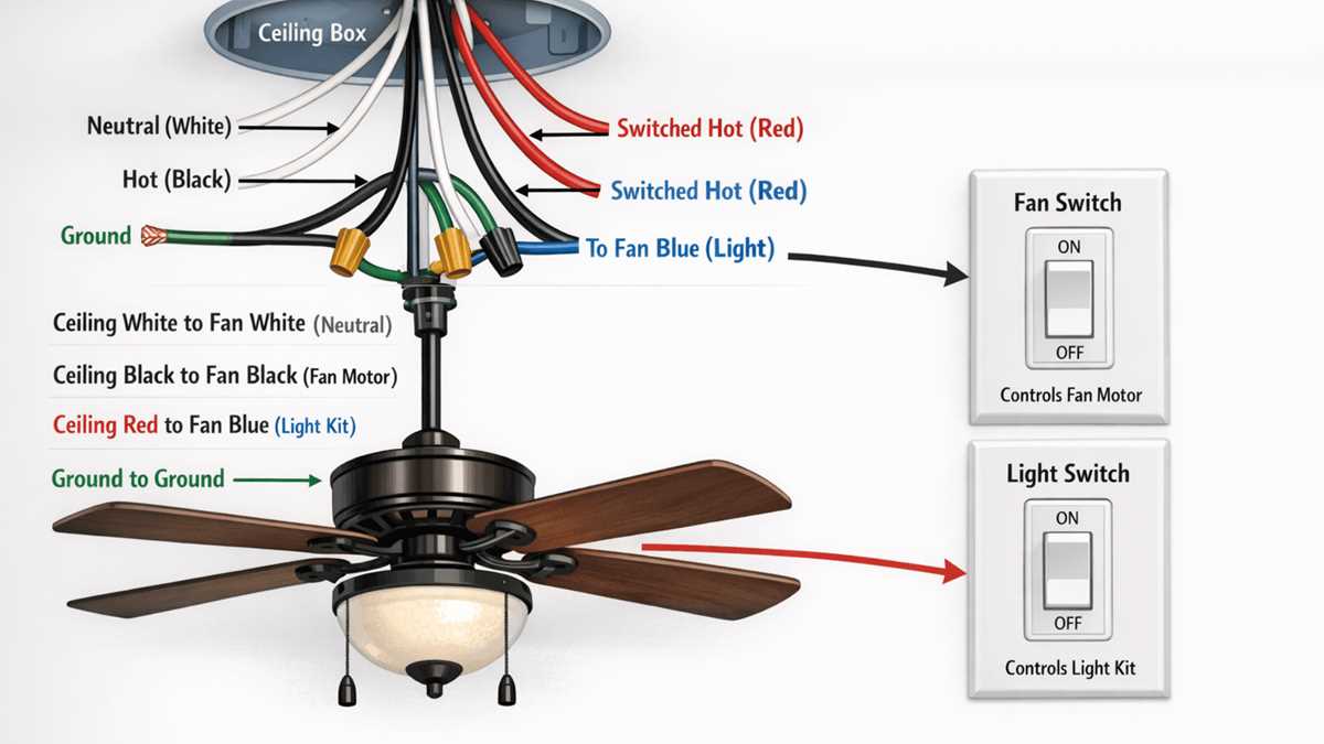 ceil fan wiring diagram