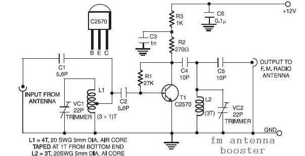 homemade 4g signal booster circuit diagram