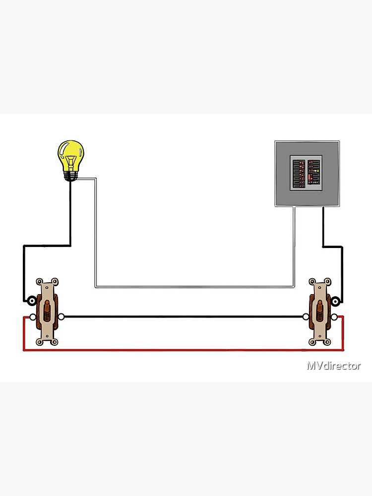 three way switch schematic diagram
