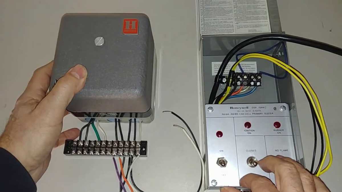 honeywell r8184g4009 wiring diagram