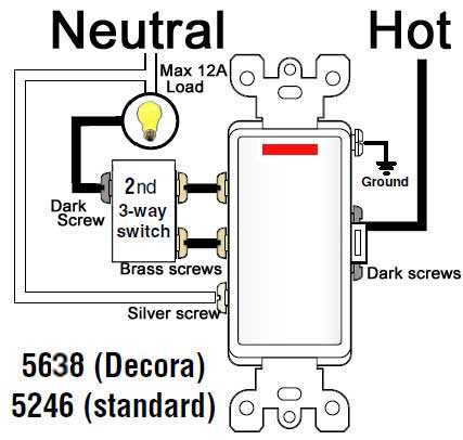 house light switch wiring diagram