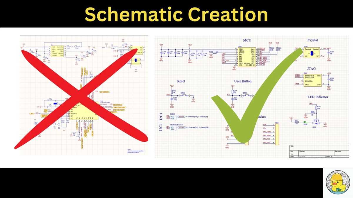 how to draw a simple schematic diagram